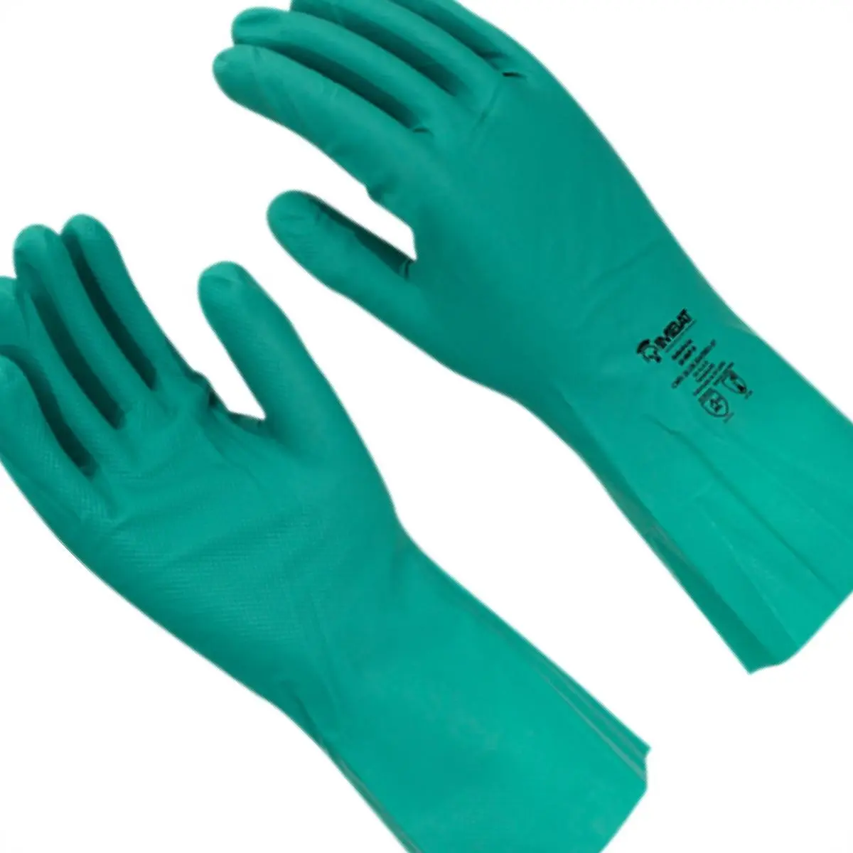 LUVA DE LATEX NITRILICO VERDE 9-G IMBAT - 2