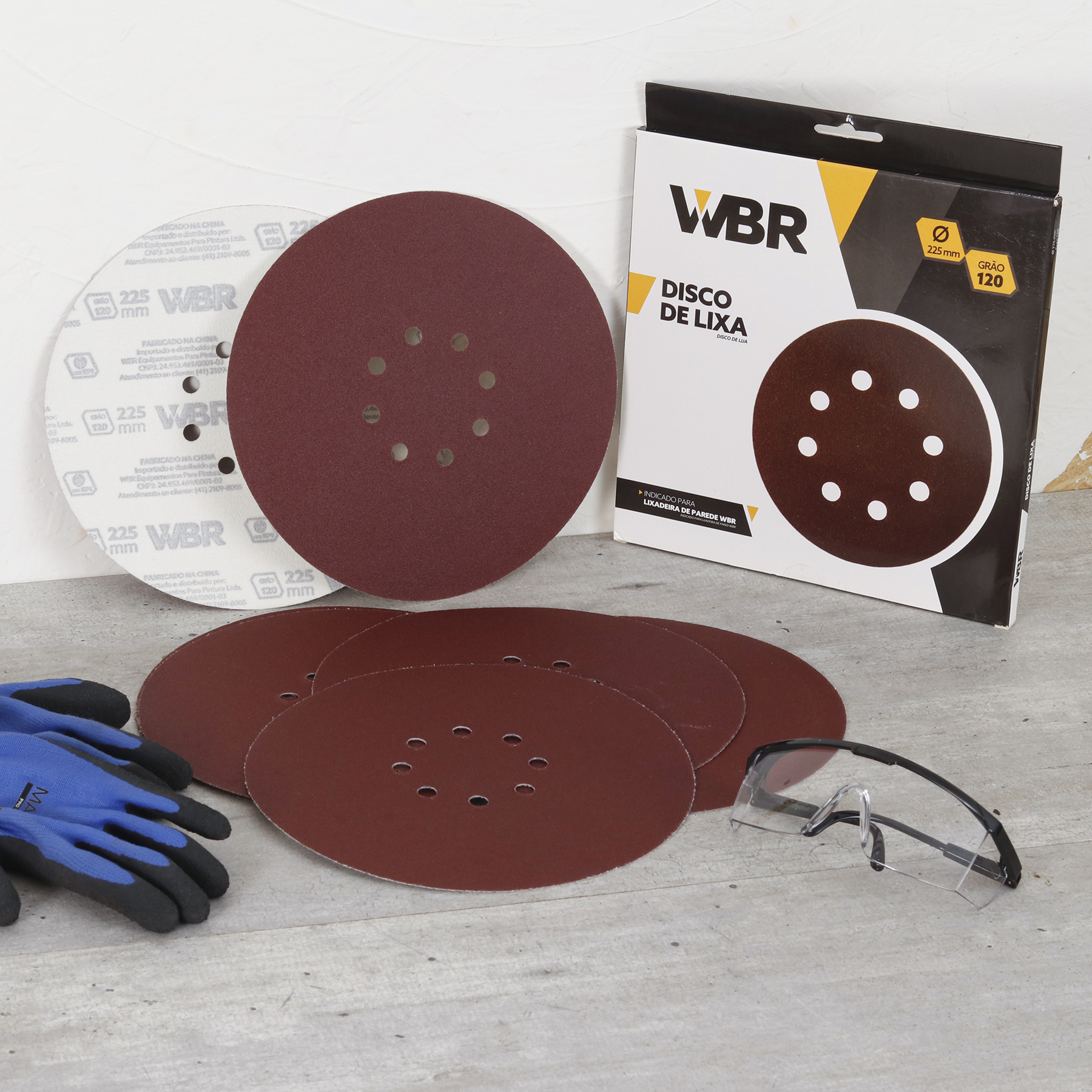 LIXA DISCO 120 9 VELCRO WBR - 1