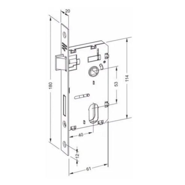 FECHADURA 3F ROS QUAD 117 QUADRA INTERNA CR - 4