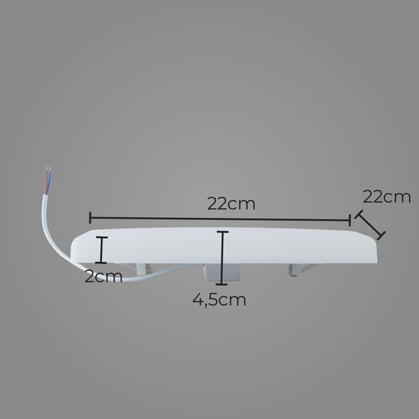 Painel Infinity LED 36W 6500K de Embutir, da marca Galaxy LED - 4